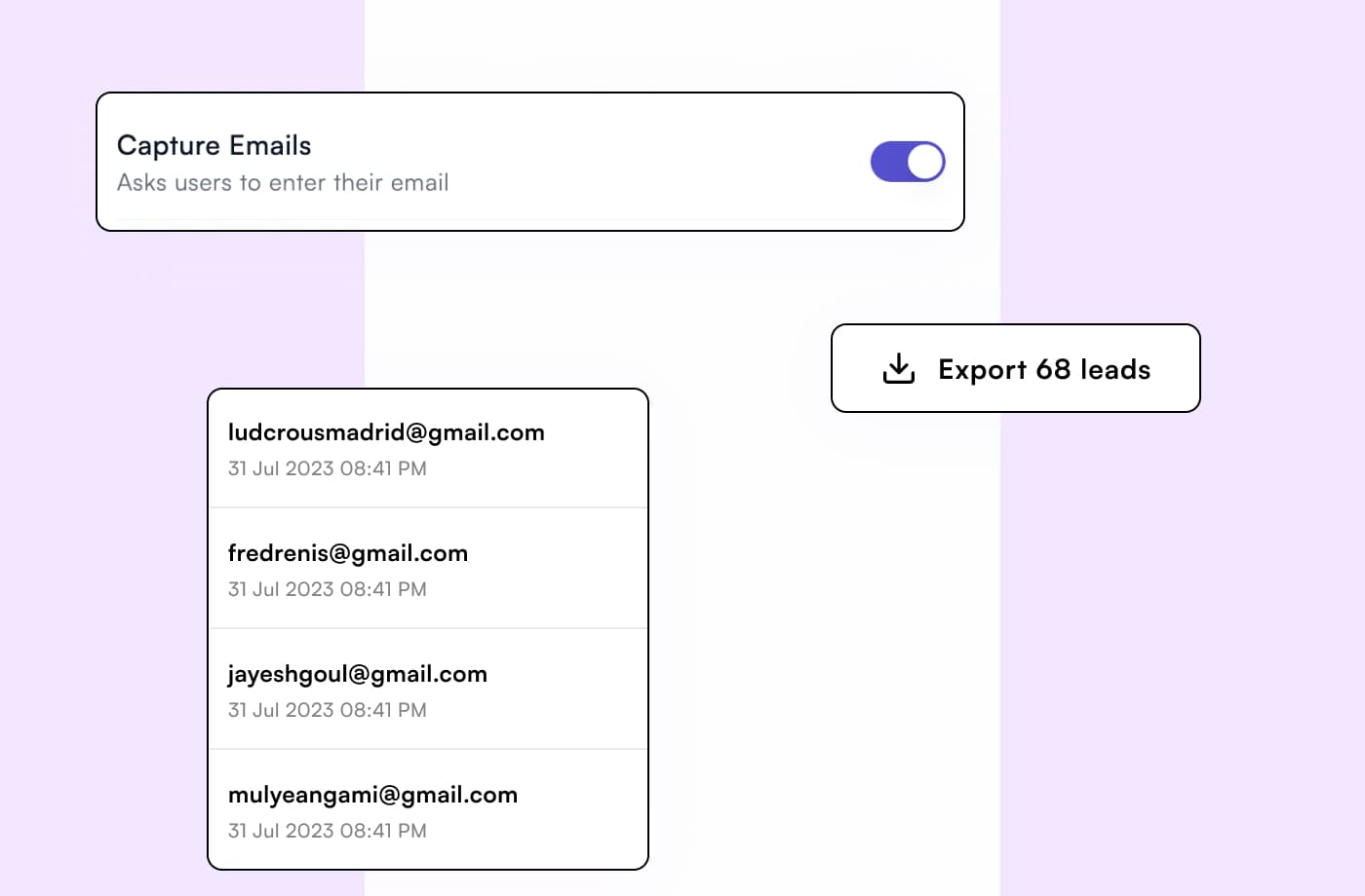 Email Capture